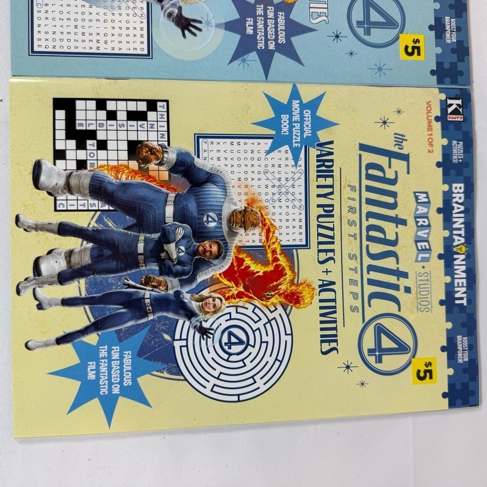 Marvel Studios Fantastic 4 First Steps Variety Puzzles Activities Vol 1 & 2 Set - Picture 3 of 8